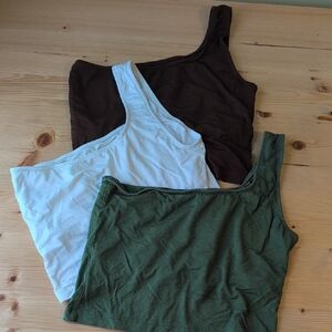 Hara The Label One Shoulder Tank Bundle